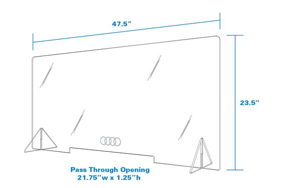 Audi TeamShield Sneeze Guard