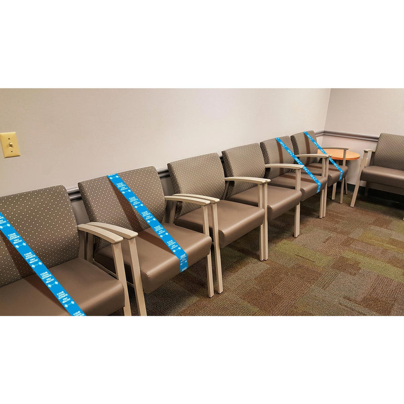 Social Distancing Strips for Chairs