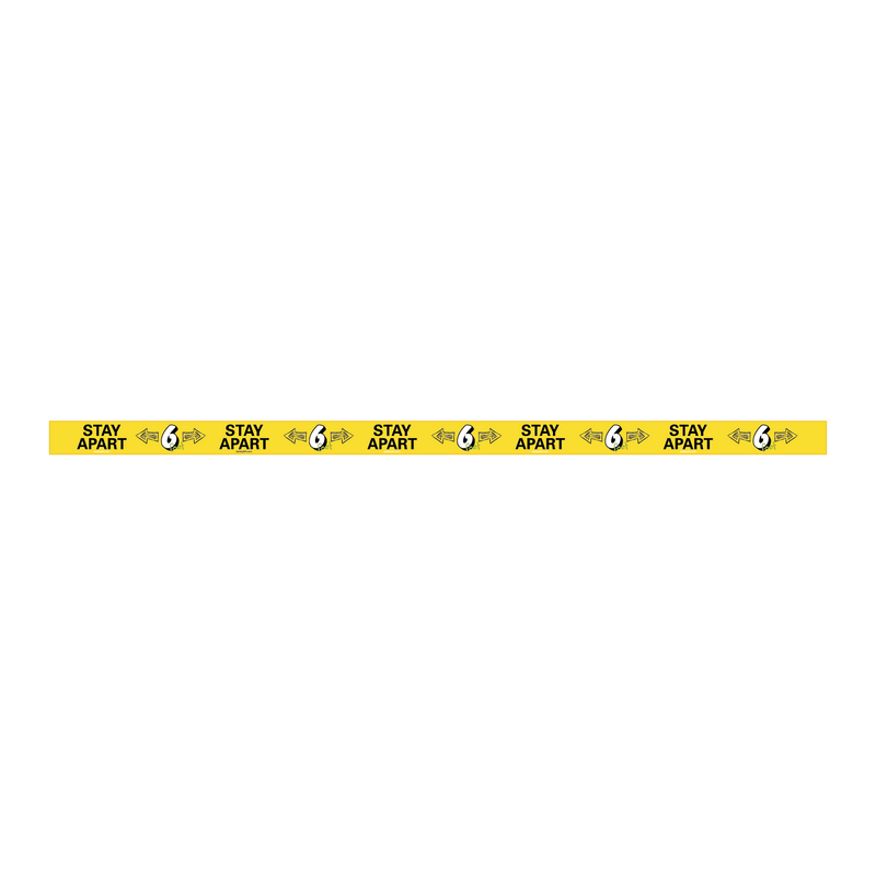 Education Stay Apart Safely Strips (Pack of 12)